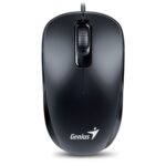 Genius DX-110 Wired USB Plug and Play Mouse, 1000 DPI Optical Tracking, 3 Button with Scroll Wheel, Ambidextrous Design with 1.5m Cable, Black - Image 4