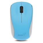Genius NX-7000 Wireless Mouse, 2.4 GHz with USB Pico Receiver, Adjustable DPI levels up to 1200 DPI, 3 Button with Scroll Wheel, Ambidextrous Design, Blue - Image 3