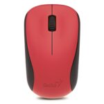 Genius NX-7000 Wireless Mouse, 2.4 GHz with USB Pico Receiver, Adjustable DPI levels up to 1200 DPI, 3 Button with Scroll Wheel, Ambidextrous Design, Red - Image 3