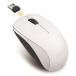 Genius NX-7000 Wireless Mouse, 2.4 GHz with USB Pico Receiver, Adjustable DPI levels up to 1200 DPI, 3 Button with Scroll Wheel, Ambidextrous Design, White - Image 2