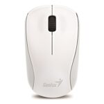 Genius NX-7000 Wireless Mouse, 2.4 GHz with USB Pico Receiver, Adjustable DPI levels up to 1200 DPI, 3 Button with Scroll Wheel, Ambidextrous Design, White - Image 3