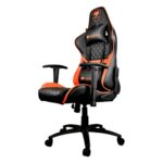 Cougar Armor One Gaming Chair with Reclining and Height Adjustment Black and Orange - Image 2