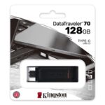Kingston DT70/128GB DataTraveler 128GB USB Flash Drive, USB 3.2,  USB-C, Gen1, 80MB/s, Cap Design, Black, Retail. - Image 3