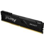 Kingston FURY Beast KF432C16BB/8 8GB (1x 8GB) DIMM System Memory, 3200MHz, DDR4, CL16, Black, Intel XMP - Image 2