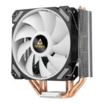 ANTEC A400i Fan CPU Cooler, Universal Socket, 120mm Neon Light Effect Silent RGB PWM Fan, 1800RPM, 4 Direct-Touch Copper Heatpipes, Intel LGA 1700 Bracket Included - Image 2