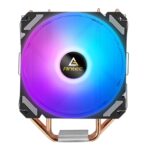 ANTEC A400i Fan CPU Cooler, Universal Socket, 120mm Neon Light Effect Silent RGB PWM Fan, 1800RPM, 4 Direct-Touch Copper Heatpipes, Intel LGA 1700 Bracket Included - Image 3