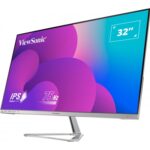 Viewsonic VX3276-MHD-3 32-Inch Full HD, Frameless IPS Monitor, 1080p, 1920 x 1080 Resolution, 75Hz, HDMI, VGA, DisplayPort, Speakers - Image 2
