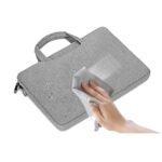 Prevo 15.6 Inch Laptop Bag, Cushioned Lining, With Shoulder Strap, Black - Image 4