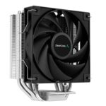 DeepCool AG400 Fan CPU Cooler, Universal Socket, High Efficiency 120mm PWM Cooling Black Fan, 2000RPM, 4 Heat Pipes, 220W Heat Dissipation Power, Unique Matrix Fin Design, Intel LGA 1700 Bracket Included - Image 2