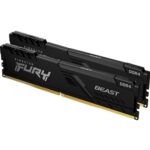 Kingston FURY Beast KF432C16BBK2/64 64GB (2x 32GB) DIMM System Memory, 3200MHz, DDR4, CL16, Black, Intel XMP - Image 6