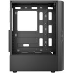 ANTEC AX20 Case, Black, Mid Tower, 1 x USB 3.0 / 2 x USB 2.0, Tempered Glass Side Window Panel, Slanted Bar & Mesh Design for Massive Airflow, 3 x RGB LED Fans Included, ATX, Micro ATX, Mini-ITX - Image 6