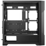 ANTEC AX90 Case, Black, Mid Tower, 1 x USB 3.0 / 2 x USB 2.0, Tempered Glass Side WIndow Panel, Diamond-Shaped Mesh Front Panel for Excellent Cooling Performance, 4 x Addressable RGB Fans Included with Hub - Image 6