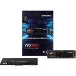 Samsung 990 PRO(MZ-V9P1T0BW) 1TB NVMe SSD, PCIe Gen4, M.2 Interface, 2280, Read 7450 MB/s, Write 6900 MB/s, 5 Year Warranty - Image 3