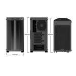 be quiet! Pure Base 500 FX Case, Black, Mid Tower, 1 x USB 3.2 Gen 1 Type-A / 1 x USB 3.2 Gen 2 Type-C, Tempered Glass Side Window Panels, 4 x Light Wings Addressable RGB PWM Fans Included, ARGB LED Lighting Front Mesh Panel - Image 2