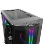 be quiet! Pure Base 500 FX Case, Black, Mid Tower, 1 x USB 3.2 Gen 1 Type-A / 1 x USB 3.2 Gen 2 Type-C, Tempered Glass Side Window Panels, 4 x Light Wings Addressable RGB PWM Fans Included, ARGB LED Lighting Front Mesh Panel - Image 5