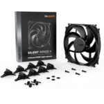 be quiet! Silent Wings 4 PWM High Speed Black Fan, 140mm, 1900RPM, 4-Pin PWM Fan Connector, Black Frame, Black Blades, Optimized Fan Blades for High End Performance, 2 Mounting Options - Image 4
