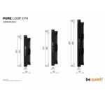 be quiet! Pure Loop 2 FX AiO Liquid CPU Cooler, Universal Socket, 240mm Radiator, 2 x Light Wings 120mm PWM High Speed 2500RPM Addressable RGB Cooling Fan, Addressable RGB LED Pump Head, ARGB PWM Hub Included - Image 6