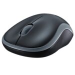 Logitech M185 Wireless Black & Grey Mouse - Image 3