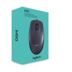 Logitech M90 Wired USB Mouse, 3-Buttons, 1000dpi and Optical Tracking, Ambidextrous Design for PC, Mac and Laptop, Black - Image 3