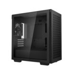 DeepCool CH370, Black, Mini Tower Chassis w/ Tempered Glass Window, 1x 120mm Fan, 2x USB 3.0, mATX/mITX - Image 2