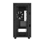 DeepCool CH370, Black, Mini Tower Chassis w/ Tempered Glass Window, 1x 120mm Fan, 2x USB 3.0, mATX/mITX - Image 4