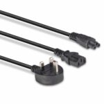 Lindy 30374 2.5m UK 3 Pin Plug To IEC C13 (Kettle) & IEC C5 (Clover) 10 Amp Mains Splitter Extension Cable - Black - Image 3