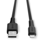 Lindy 31319 0.5m USB-A (M) 2.0 To Lightening (M) MFi Certified 480Mbps Cable - Black - Image 4