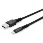 Lindy 31319 0.5m USB-A (M) 2.0 To Lightening (M) MFi Certified 480Mbps Cable - Black - Image 5