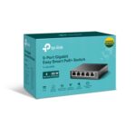 TP-Link TL-SG105PE 5-Port Metal Gigabit Easy Smart PoE Switch with 4-Port PoE+ (65W) - Image 4