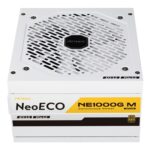 Antec NE1000G M, White, PCIe 5.0 Ready, Fully Modular, 80PLUS Gold, Single Rail, 83A, 120mm FDB Fan, ATX3.0 PSU - Image 5