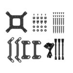 DeepCool LS720 SE Zero Dark All In One Liquid CPU Cooler, 360mm Radiator, 3x 120mm DeepCool Fans, Intel/AMD - Image 5