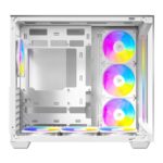 ANTEC Constellation C5 White ARGB Case, 270' Full-View Tempered Glass, Dual Chamber, Support Back-Connect Motherboards, 7 x ARGB PWM Fans With Built-In Fan Controller, ATX, Micro-ATX, ITX - Image 3