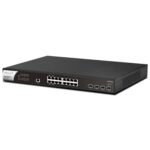 DrayTek VSPQ2200XB-K VigorSwitch PQ2200xb 16 Port 2.5 GbE POE+ Managed Layer 2+ Switch with 4x POE++ Ports and 4x 10GbE SFP+ Ports - Image 5