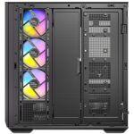 Antec C7 ARGB Mid Tower Tempered Glass PC Gaming Case - Black, 3x 120mm & 1x 140mm ARGB Fans, USB 3.2 Gen2, EATX/ATX/mATX/mITX Support - Image 6