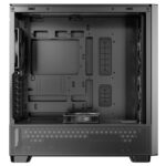 Antec FLUX Mid Tower PC Case - Tempered Glass, Black/Wood, 5 PWM Fans, USB-C, E-ATX/ATX/mATX/ITX Compatibility - Image 5
