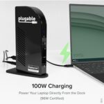 Plugable UD-3900C4 Quad Monitor 96W USB-C PD DisplayLink Certified Docking Station - Image 5