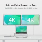 Plugable USBC-11IN1E 11 in 1 Portable USB-C Ethernet Docking Station - Image 3