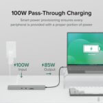 Plugable USBC-11IN1E 11 in 1 Portable USB-C Ethernet Docking Station - Image 4