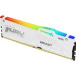 Kingston FURY Beast KF556C36BWEAK2-32 32GB (2x 16GB) DIMM System Memory, 5600MHz, DDR5, CL36, White, RGB, Intel XMP, AMD EXPO - Image 2