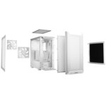 be quiet! Pure Base 501 Airflow Window White ATX Mid Tower Case with USB-A, USB-C, 2 x Pure Wings 2 140mm Black PWM Fans, Sleek Front Panel and Airflow Cover - Image 4