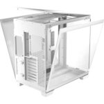 Antec Constellation C8 Aluminum White - Premium Full-View PC Case with Vertical Cooling, Dual Chamber Design, and Extensive Radiator Support - Image 4