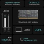 Team Elite TED532G5600C46A-S01 32GB (1x 32GB) SODIMM System Memory, 5600MHz, DDR5, CL46 - Image 6