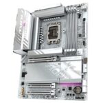 Gigabyte B860 AORUS ELITE WIFI7 ICE Intel 1851 Socket Motherboard, ATX, 4x DDR5 Slots, 3x M.2 Sockets, Fitted I/O Shield, 2.5GbE LAN, Wi-Fi 7, 1x DisplayPort / 2x HDMI / 1x USB-C (USB4) - Image 4