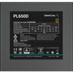 DeepCool PL650D 650W 80 Plus Bronze Power Supply with 120mm Hydro-Bearing Fan, ATX3.1 & PCIe 5.0 Support, Non-Modular Design PSU - Image 3