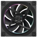 DeepCool FL12 120mm PWM Fan - High Performance, Low Noise, Fluid Dynamic Bearing, 36 ARGB LEDs, 500-2150 RPM, 55 CFM Airflow, 4-Pin PWM Control - Image 4
