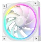 DeepCool FL12 120mm PWM 3 Pack White Fan - High Performance, Low Noise, Fluid Dynamic Bearing, 36 ARGB LEDs, 500-2150 RPM, 55 CFM Airflow, 4-Pin PWM Control - Image 3