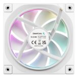 DeepCool FL12 120mm PWM 3 Pack White Fan - High Performance, Low Noise, Fluid Dynamic Bearing, 36 ARGB LEDs, 500-2150 RPM, 55 CFM Airflow, 4-Pin PWM Control - Image 6
