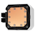 DeepCool Mystique 240 WH ARGB Liquid CPU Cooler with 2.83" TFT LCD Display, 240mm Radiator, Addressable RGB Fans, Hydro Bearing, and Wide Compatibility for Intel & AMD Sockets - Image 2