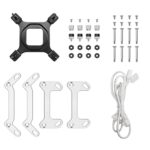 DeepCool Mystique 240 WH ARGB Liquid CPU Cooler with 2.83" TFT LCD Display, 240mm Radiator, Addressable RGB Fans, Hydro Bearing, and Wide Compatibility for Intel & AMD Sockets - Image 5