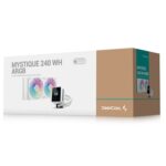 DeepCool Mystique 240 WH ARGB Liquid CPU Cooler with 2.83" TFT LCD Display, 240mm Radiator, Addressable RGB Fans, Hydro Bearing, and Wide Compatibility for Intel & AMD Sockets - Image 6